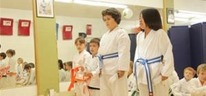 Getting Their Orange and Blue Belts