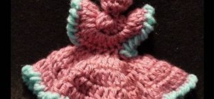 Crochet a dainty angel