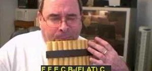 Play a Dolannes melody on the pan-flute