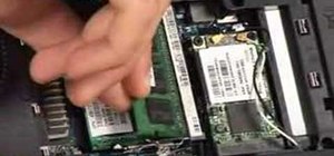 Install more memory into your laptop