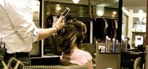 Curl your hair quickly using a flat iron
