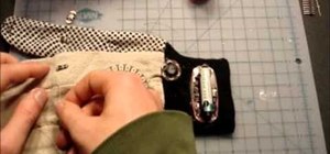 Sew with LEDs and connections in your sewing projects