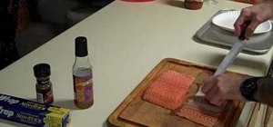 Make super easy baked salmon