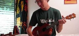 Get a tremolo or wah sound on an acoustic ukulele