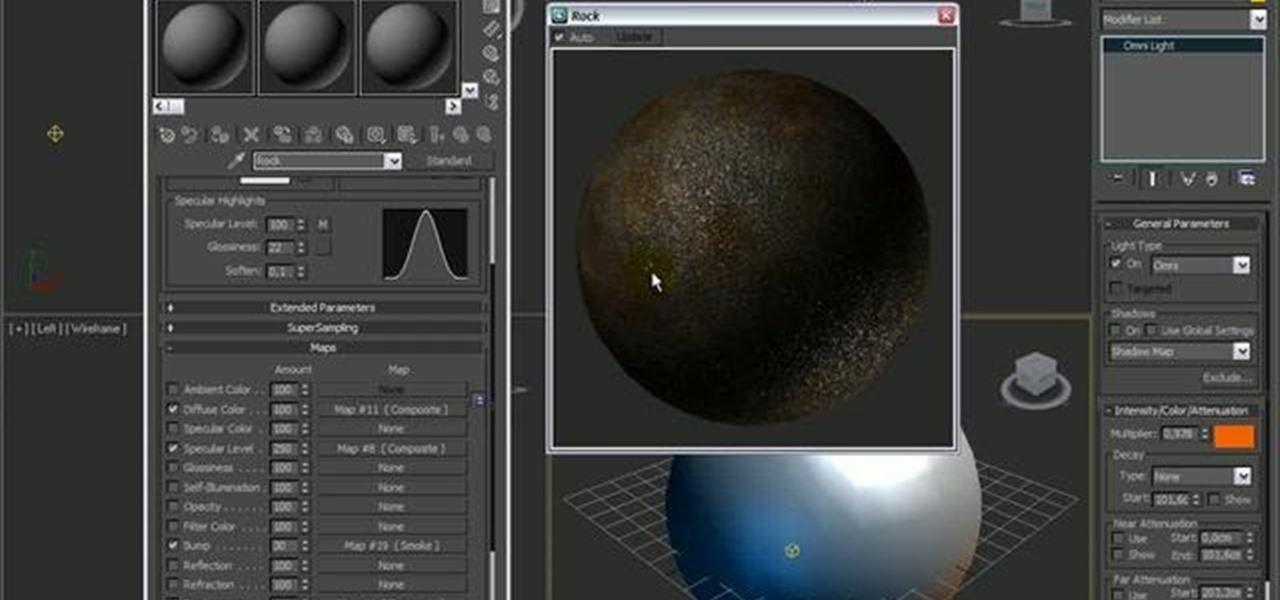 How to Create rock texture with procedurals in 3ds Max 2010 « Autodesk Max :: WonderHowTo