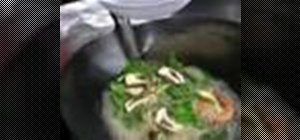 Cook street vendor style Thai wide noodles with sauce