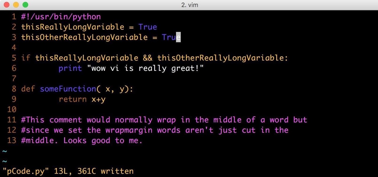 An Intro to Vim, the Unix Text Editor Every Hacker Should Be Familiar With