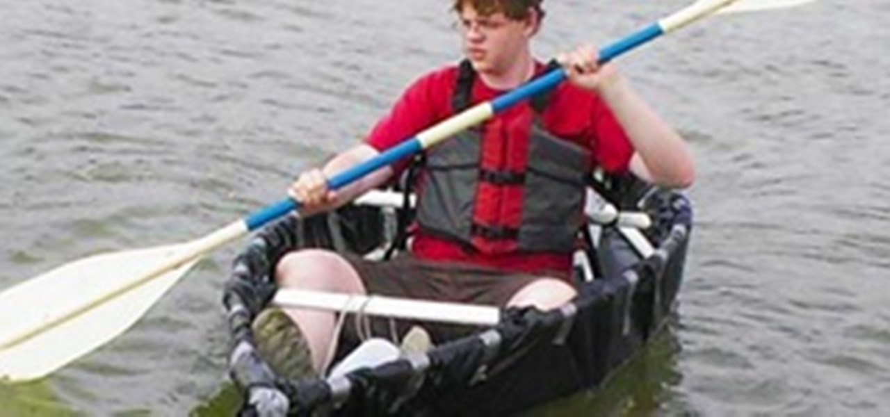 macgyver would be proud: diy canoe from pvc pipe, duct