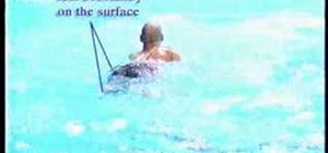 Establish proper defensive position in water polo