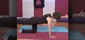Do a hatha yoga spine stretch