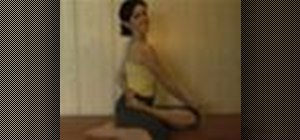 Do a yoga bharadvajasana twist pose