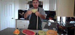 Wrap and store melons for long-lasting fresh fruit snacks