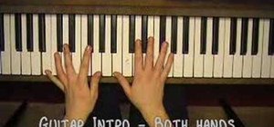 Play "Fade to Black" by Metallica on piano