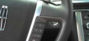 Use hands-free park assist on a 2010 Lincoln MKS