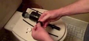 Replace a toilet ballcock with a fill valve