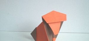 Make an easy and quick origami monkey/ape