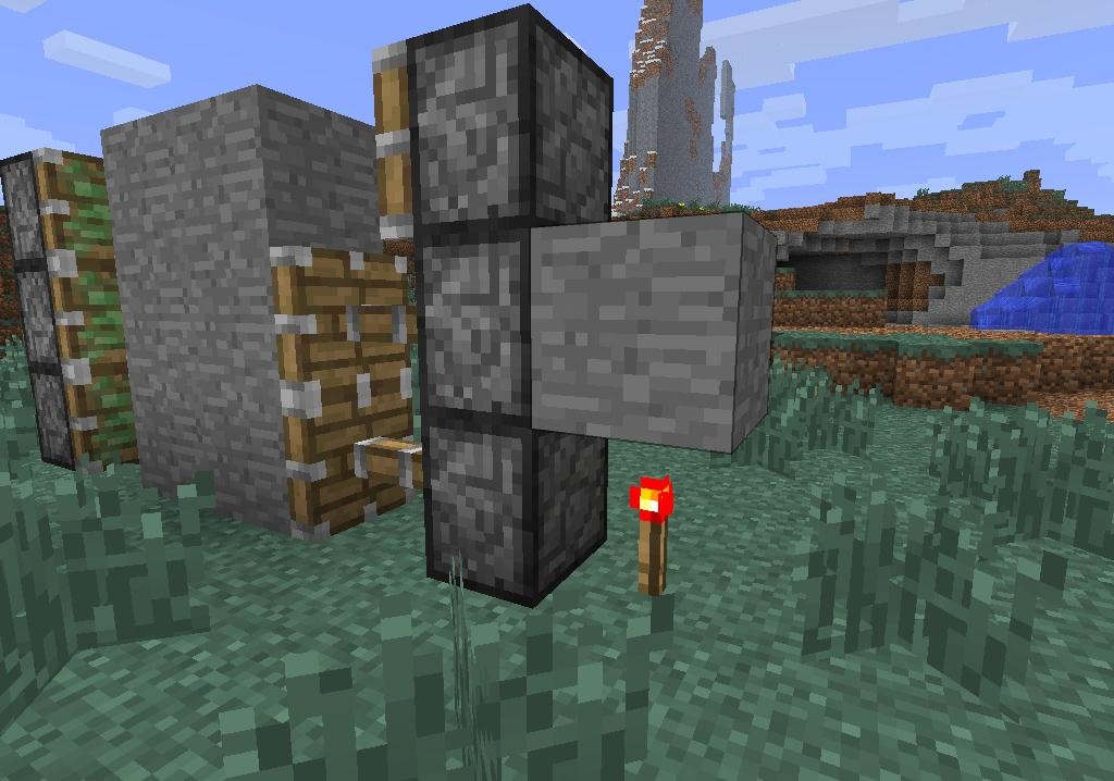 Piston Door In Minecraft, How To Make A Secret Bookcase Door In Minecraft