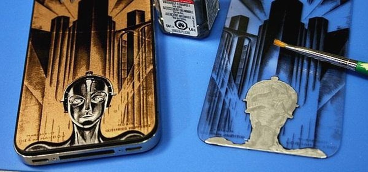 Steampunk Your iPhone! How to Add Your Favorite Art to Apple's Boring Back Glass Panel