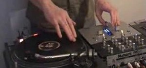 Use the scribble when scratching turntables