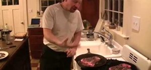 Cook steak au poivre