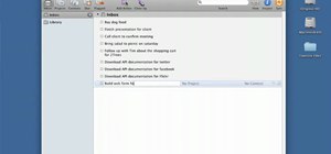 Create lists to organize your thoughts in OmniFocus