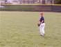 Practice the outfielder's drop step drill in baseball