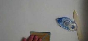 Make a triangular tri-fold greeting card