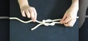 Tie two ropes together with different knots