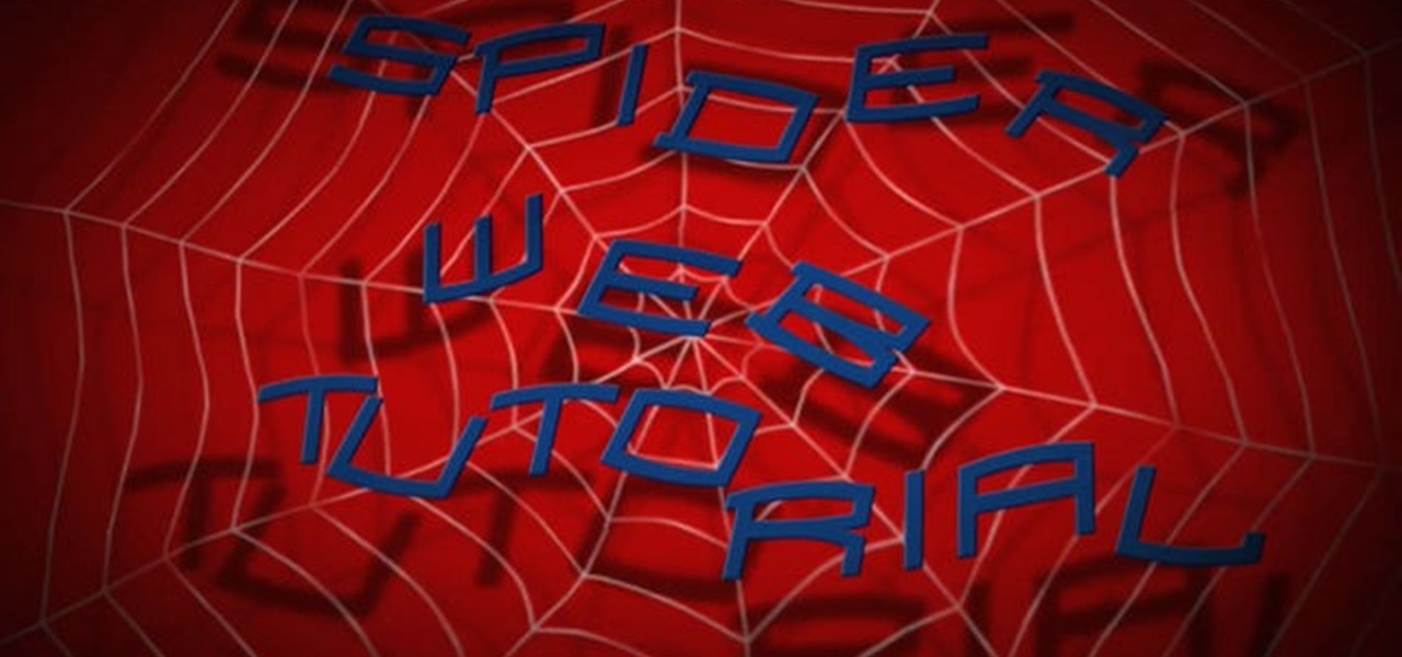 How to Create an animated spider web with Adobe After Effects « After  Effects :: WonderHowTo
