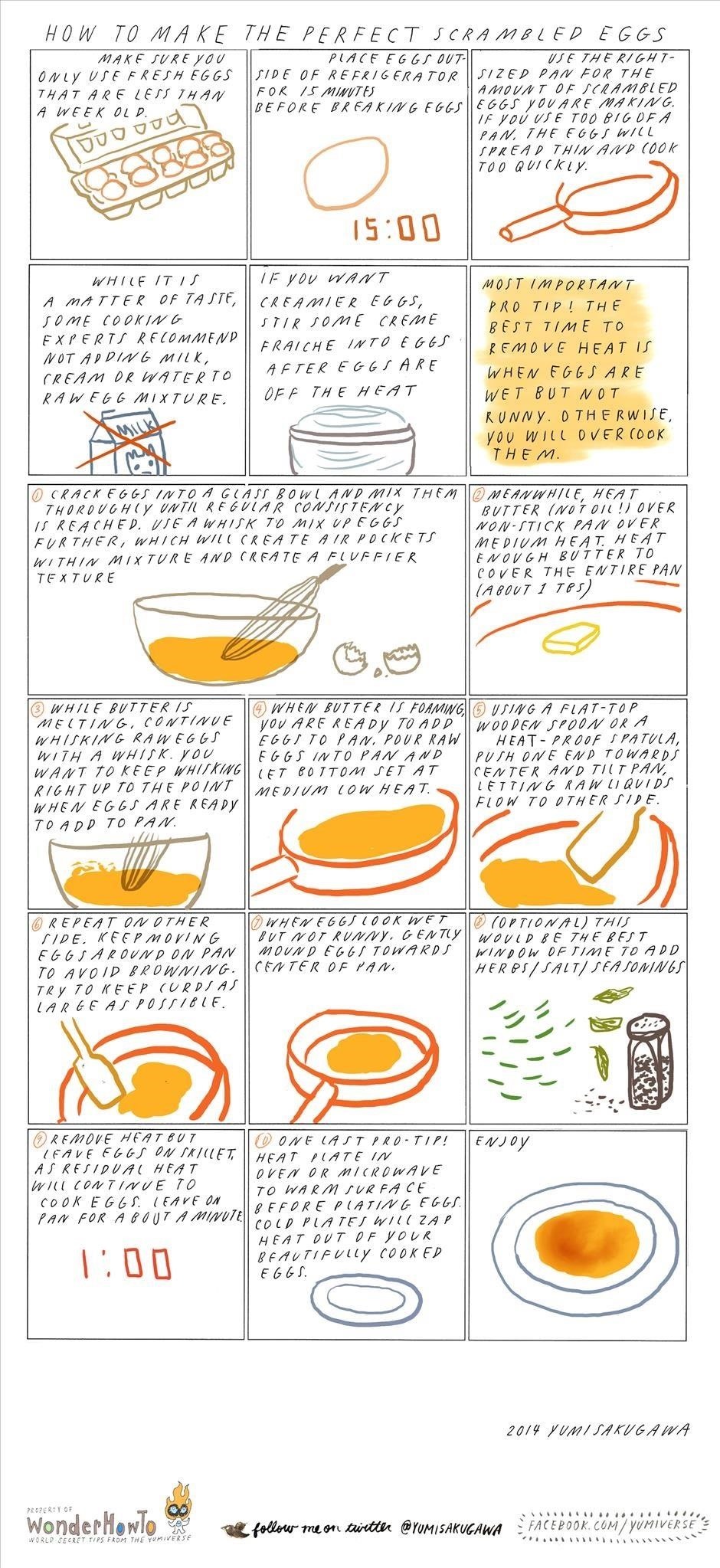 How to Make the Perfect Scrambled Eggs