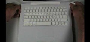 Remove the top case and keyboard from a 13" MacBook