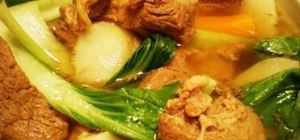 Make Filipino beef nilaga (beef stew)