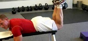 Do a hamstring exercise to build your legs