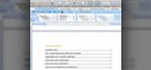 Add document elements in Microsoft Word: Mac 2008