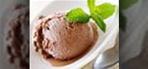Make dark chocolate ice cream with your home ice cream maker
