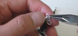 Attach a lobster claw clasp for jewelry