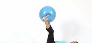Perform inner thigh extensions with an exercise ball