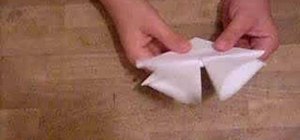 Origami a sailboat from paper