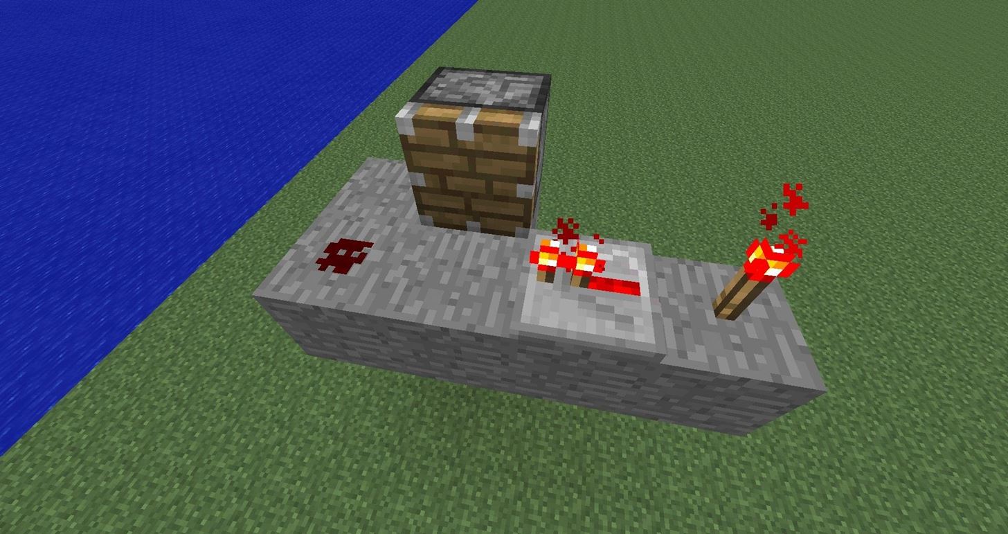 How to Make a Resource Friendly Floating Block Trap in Minecraft