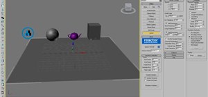 Master the basics of using Reactor in 3D Studio MAX