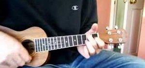 Play "Blue Hawaii" verse 2 on the ukulele