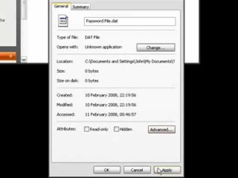 Encrypt files with Windows XP's built-in encryption