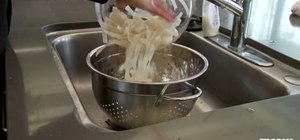 Prep rice noodles