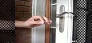 Pick the lock on your front door