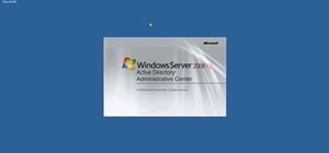 Use the AD Administrative Center in Windows Server 2k8