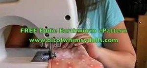 Make an Eddie Earthworm doll