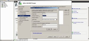 Install the DHCP role on Windows Server 2008 R2