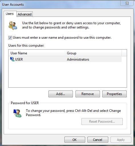 How to Add Ctrl+Alt+Delete to Windows 7 Logon