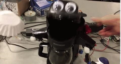 College Kids Hack a Coffeemaker & Amazon's Alexa into a Fun WTF Robot