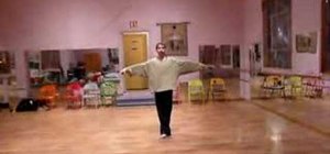 Do the pas de basque glisse' en avant ballet move